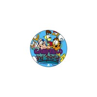RKN Garfield And Friends Printed Round Mouse Pad, Mpadc012049