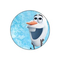 Picture of RKN Olaf And Carrot Printed Round Mouse Pad, Mpadc013100