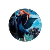 Picture of RKN Brave Movie Visuals Printed Round Mouse Pad, Mpadc013118