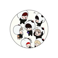 Picture of RKN Bts Wallpaper'S 2018 Printed Round Mouse Pad, Mpadc015299