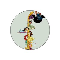 Picture of RKN Disney Princess Printed Round Mouse Pad, Mpadc015316