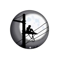 Picture of RKN Singal Boy Printed Round Mouse Pad, Mpadc015475