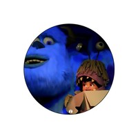 Picture of RKN Monsters, Inc Printed Round Mouse Pad, Mpadc015509
