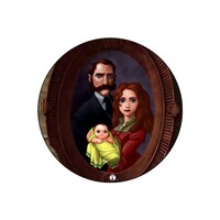 Picture of RKN Tarzan'S Parents Printed Round Mouse Pad, Mpadc015513