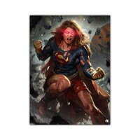 Picture of RKN Supergirl Printed Rectangular Mouse Pad, Mpadr009470
