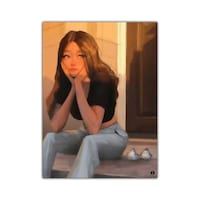 Picture of RKN Girl Printed Rectangular Mouse Pad, Mpadr009506