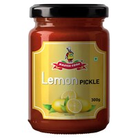 Mastercook Lemon Pickle, Oil-Free, 300gm, Pack Of 12Jars