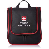 Swiss Military Toiletry Bag For Unisex, Black