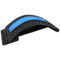 Adjustable Back Stretcher Device, Black & Blue