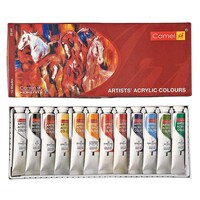 Camel Acrylic Water Color Box, Set Of 12
