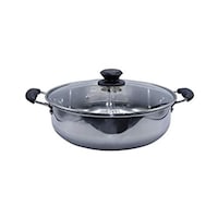 Grace Kitchen Stainless Steel Hot Pot, 30cm