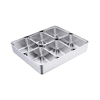 Buffet Service Stainless Steel Indian Spice Box