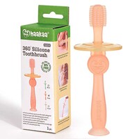 Haakaa 360° Baby Silicone Toothbrush with Suction Base