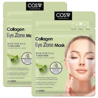 Cos.W Smoothing Collagen Eye Pads, Pack Of 2 Pcs