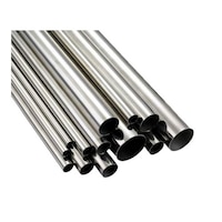 Durable Stainless Steel Tubes, Silver