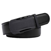 Contacts Men Casual Genuine Leather Belt, Black