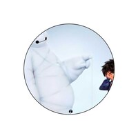 Picture of RKN Big Hero 6 Characters Printed Round Mouse Pad, Mpadc013087