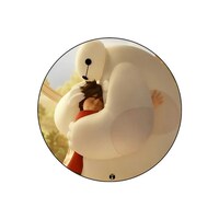 Picture of RKN Big Hero 6 Characters Printed Round Mouse Pad, Mpadc013085