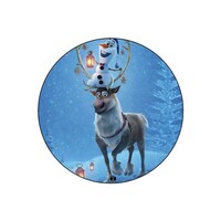 Picture of RKN Olaf With Buddy Printed Round Mouse Pad, Mpadc013099