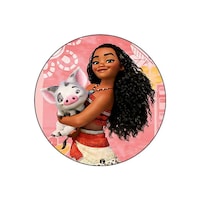 Picture of RKN Moana And Pet Printed Round Mouse Pad, Mpadc013111