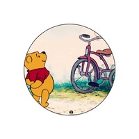 Picture of RKN Winnie The Pooh With Cycle Printed Round Mouse Pad, Mpadc013151