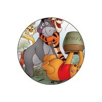 Picture of RKN Winnie The Pooh And Honey Printed Round Mouse Pad, Mpadc013152