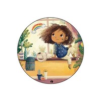 Picture of RKN Lucy Fleming Printed Round Mouse Pad, Mpadc015305