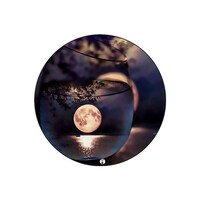Picture of RKN Full Moon Printed Round Mouse Pad, Mpadc015469