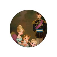 Picture of RKN Queen Ithunn Of Arendelle Printed Round Mouse Pad, Mpadc015516