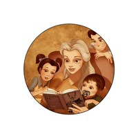 Picture of RKN Belle Printed Round Mouse Pad, Mpadc015519