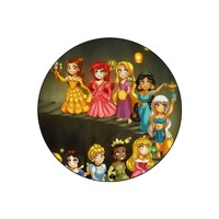 Picture of RKN Disney Princess Version Printed Round Mouse Pad, Mpadc015518