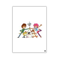 Picture of RKN Funny Cartoon Printed Rectangular Mouse Pad, Mpadr009453