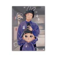 Picture of RKN Jungkook Printed Rectangular Mouse Pad, Mpadr009484