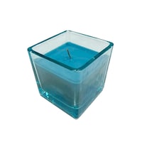 Picture of Byft Vanilla Scent Square Jar Candle, 198gm, 8 x 8cm