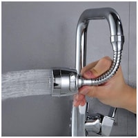 Turbo Flex Flexible Faucet Sprayer, Silver