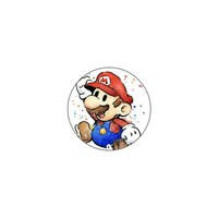 RKN Paper Mario Printed Round Mouse Pad, Mpadc012053