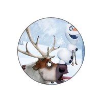 Picture of RKN Sven En Olaf Printed Round Mouse Pad, Mpadc013098