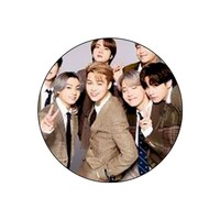 Picture of RKN Bts Characters Printed Round Mouse Pad, Mpadc013114