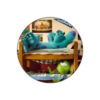 Picture of RKN Monsters University Printed Round Mouse Pad, Mpadc013121