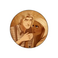 Picture of RKN John Smith Printed Round Mouse Pad, Mpadc015521