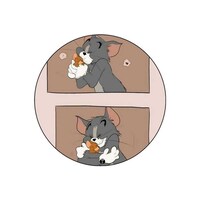 Picture of RKN Tom And Jerry Printed Round Mouse Pad, Mpadc015536
