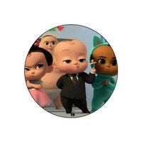 Picture of RKN The Boss Baby Printed Round Mouse Pad, Mpadc015540