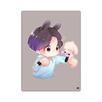 Picture of RKN Jungkook Printed Rectangular Mouse Pad, Mpadr009501