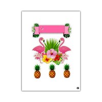 Picture of RKN Flamingo Printed Rectangular Mouse Pad, Mpadr009929