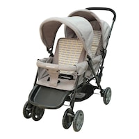 Mama Love Multi-Functional Twin Stroller, Grey