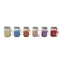 Picture of Byft Home Assorted Fragrances Jar Candles, 180gm, Pack of 6pcs