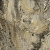 Picture of Golden Marble Collection Tile, Arabesque Grey