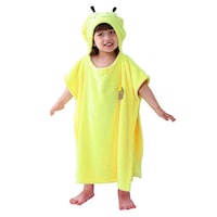 Picture of Bee Kids Hooded Bath Towel, Yellow