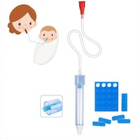 Safe Essentials Baby Nasal Aspirator with 24 Hygiene Filters