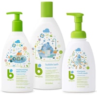 Picture of Babyganics 2-in-1 Fragrance Free Bath + Skincare Set, 3 Items